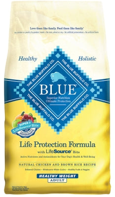 Blue Buffalo Life Protection Formula Healthy Weight Adult Chicken & Brown Rice Recipe Dry Dog Food