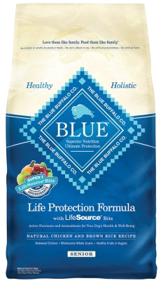 Blue Buffalo Life Protection Formula Senior Chicken & Brown Rice Recipe Dry Dog Food