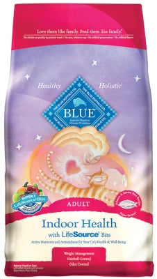 Blue Buffalo Indoor Health Salmon & Brown Rice Recipe Adult Dry Cat Food