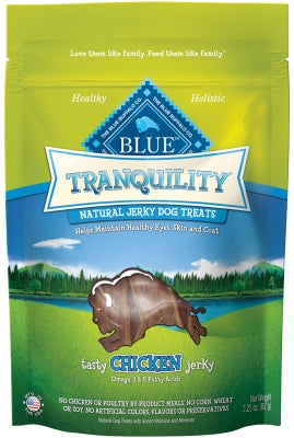 Blue Buffalo Tranquility Tasty Chicken Jerky Dog Treats, 3.25-oz bag