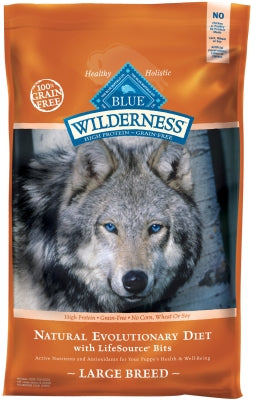 Blue Buffalo Wilderness Large Breed Chicken Recipe Grain-Free Adult Dry Dog Food, 24-lb bag