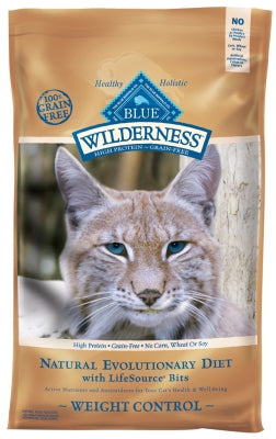 Blue Buffalo Wilderness Weight Control Chicken Recipe Grain-Free Dry Cat Food