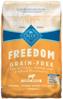 Blue Buffalo Freedom Large Breed Adult Chicken Recipe Grain-Free Dry Dog Food, 24-lb bag