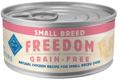 Blue Buffalo Freedom Small Breed Adult Chicken Recipe Grain-Free Canned Dog Food, 12.5-oz, case of 12