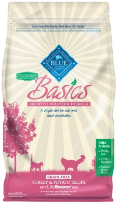 Blue Buffalo Basics Limited Ingredient Grain-Free Formula Turkey & Potato Recipe Indoor Adult Dry Cat Food