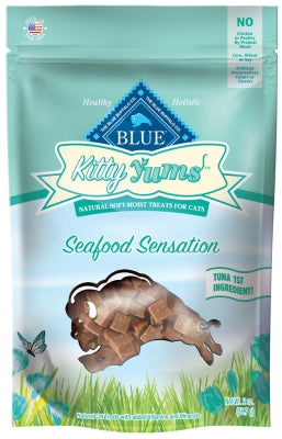 Blue Buffalo Kitty Yums Savory Seafood Recipe Cat Treats, 2-oz bag