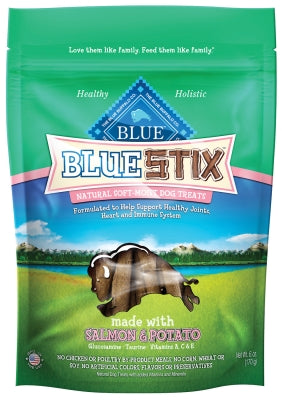 Blue Buffalo Blue Stix Salmon & Potato Recipe Soft-Moist Dog Treats, 6-oz bag