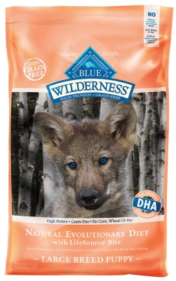 Blue Buffalo Wilderness Large Breed Puppy Chicken Recipe Grain-Free Dry Dog Food, 24-lb bag