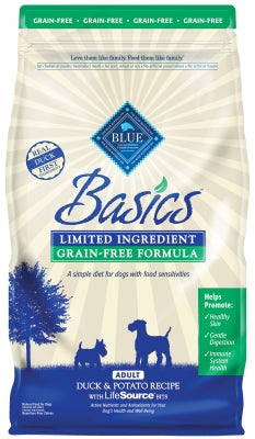 Blue Buffalo Basics Limited Ingredient Grain-Free Formula Duck & Potato Recipe Adult Dry Dog Food