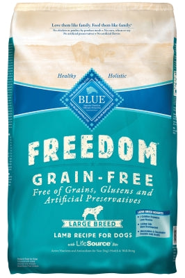 Blue Buffalo Freedom Large Breed Adult Lamb Recipe Grain-Free Dry Dog Food, 24-lb bag