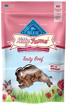 Blue Buffalo Kitty Yums Tasty Beef Recipe Cat Treats, 2-oz bag