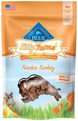 Blue Buffalo Kitty Yums Tender Turkey Recipe Cat Treats, 2-oz bag