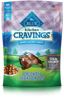 Blue Buffalo Kitchen Cravings Chicken Meatballs Dog Treats, 6-oz bag