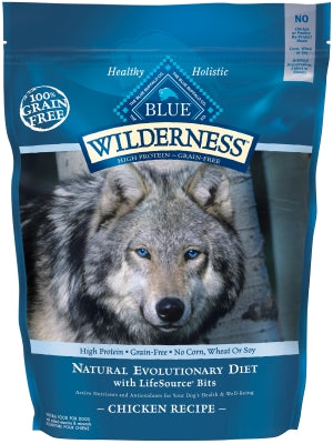 Blue Buffalo Wilderness Chicken Recipe Grain-Free Adult Dry Dog Food