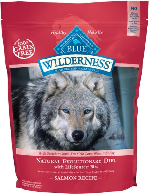 Blue Buffalo Wilderness Salmon Recipe Grain-Free Adult Dry Dog Food