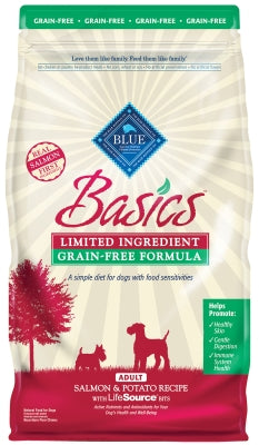 Blue Buffalo Basics Limited Ingredient Grain-Free Formula Salmon & Potato Recipe Adult Dry Dog Food