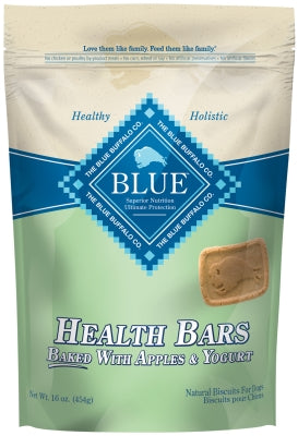 Blue Buffalo Health Bars Baked with Apples & Yogurt Dog Treats, 16-oz bag