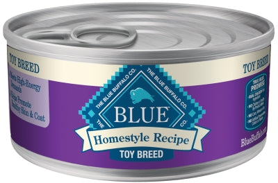 Blue Buffalo Homestyle Recipe Toy Breed Chicken Dinner with Garden Vegetables Canned Dog Food, 5.5-oz, case of 24