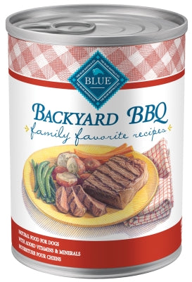 Blue Buffalo Family Favorite Grain-Free Recipes Backyard BBQ Canned Dog Food, 12.5-oz, case of 12