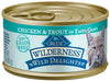 Blue Buffalo Wilderness Wild Delights Flaked Chicken & Trout Grain-Free Adult Canned Cat Food