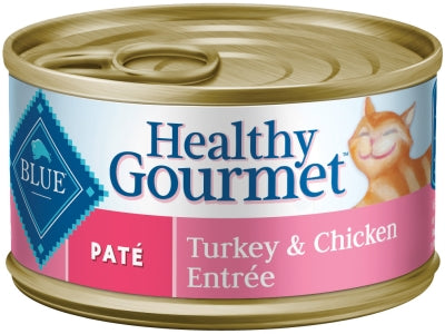 Blue Buffalo Healthy Gourmet Pate Turkey & Chicken Entrée Adult Canned Cat Food