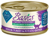 Blue Buffalo Basics Limited Ingredient Grain-Free Indoor Turkey & Potato Entrée Adult Canned Cat Food