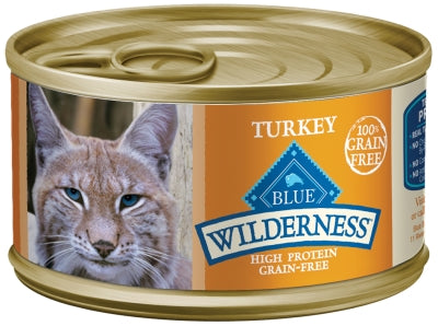 Blue Buffalo Wilderness Turkey Recipe Grain-Free Adult Canned Cat Food