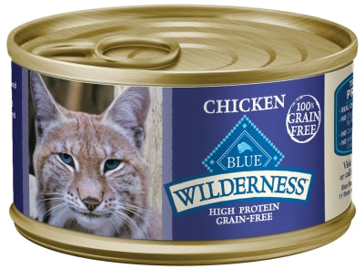 Blue Buffalo Wilderness Chicken Recipe Grain-Free Adult Canned Cat Food