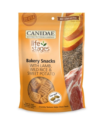 Canidae Life Stages Bakery Snacks with Lamb, Wild Rice & Sweet Potato Dog Treats, 14-oz bag