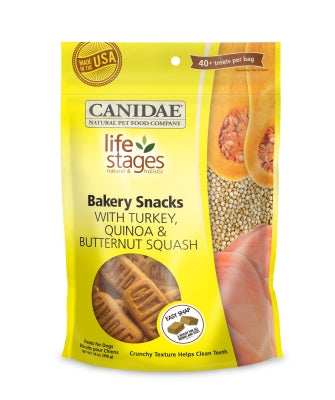 Canidae Life Stages Bakery Snacks with Turkey, Quinoa & Butternut Squash Dog Treats, 14-oz bag