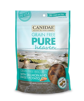 Canidae Grain-Free PURE Heaven Biscuits with Salmon & Sweet Potato Crunchy Dog Treats, 11-oz bag