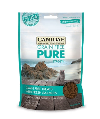 Canidae Grain-Free PURE Taste with Fresh Salmon Crunchy Cat Treats, 3-oz bag