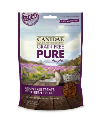 Canidae Grain-Free PURE Taste with Fresh Trout Crunchy Cat Treats, 3-oz bag