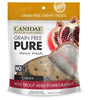 Canidae Grain-Free PURE Trout & Pomegranate Chewy Dog Treats, 6-oz bag