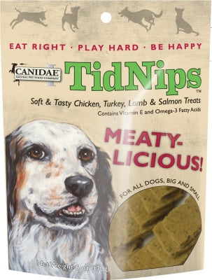 Canidae TidNips Meaty-Licious Chicken, Turkey, Lamb & Salmon Soft Dog Treats, 6-oz bag