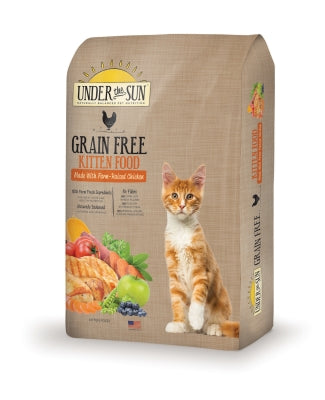 Under the Sun Grain-Free Kitten Formula with Chicken Dry Cat Food, 2.5-lb bag
