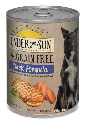 Under the Sun Grain-Free Duck Formula Canned Dog Food, 13-oz, case of 12