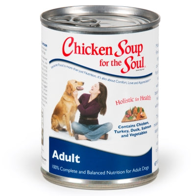 Chicken Soup for the Soul Adult Recipe Canned Dog Food, 13-oz, case of 12
