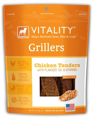 Dogswell Vitality Grillers Chicken Recipe Grain-Free Dog Treats