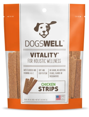Dogswell Vitality Chicken Strips Grain-Free Dog Treats
