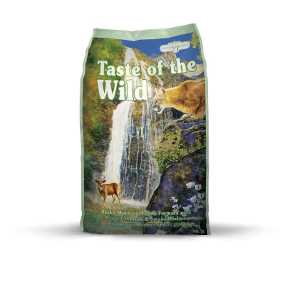 Taste of the Wild Rocky Mountain Formula with Roasted Venison & Smoked Salmon Grain-Free Dry Cat Food