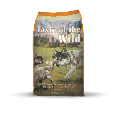 Taste of the Wild High Prairie Puppy Formula with Roasted Venison & Bison Grain-Free Dry Dog Food