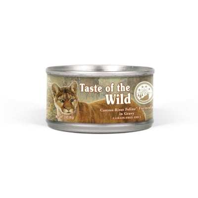 Taste of the Wild Canyon River Formula with Trout & Salmon in Gravy Grain-Free Canned Cat Food