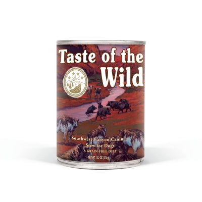 Taste of the Wild Southwest Canyon Stew Grain-Free Canned Dog Food, 13.2-oz, case of 12