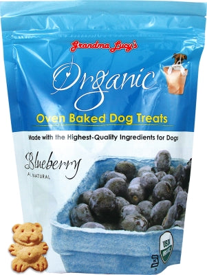 Grandma Lucy's Organic Blueberry Oven Baked Dog Treats, 14-oz bag