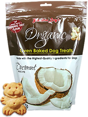 Grandma Lucy's Organic Coconut Oven Baked Wheat-Free Dog Treats, 14-oz bag