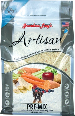Grandma Lucy's Artisan Grain-Free Pre-Mix Freeze-Dried Dog Food