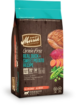 Merrick Grain-Free Real Duck + Sweet Potato Recipe Dry Dog Food