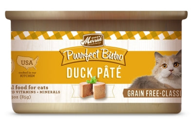 Merrick Purrfect Bistro Grain-Free Duck Pate Canned Cat Food