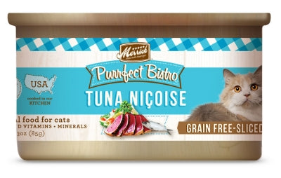 Merrick Purrfect Bistro Grain-Free Tuna Nicoise Morsels in Gravy Canned Cat Food